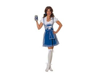Dirndl blauw Brigite