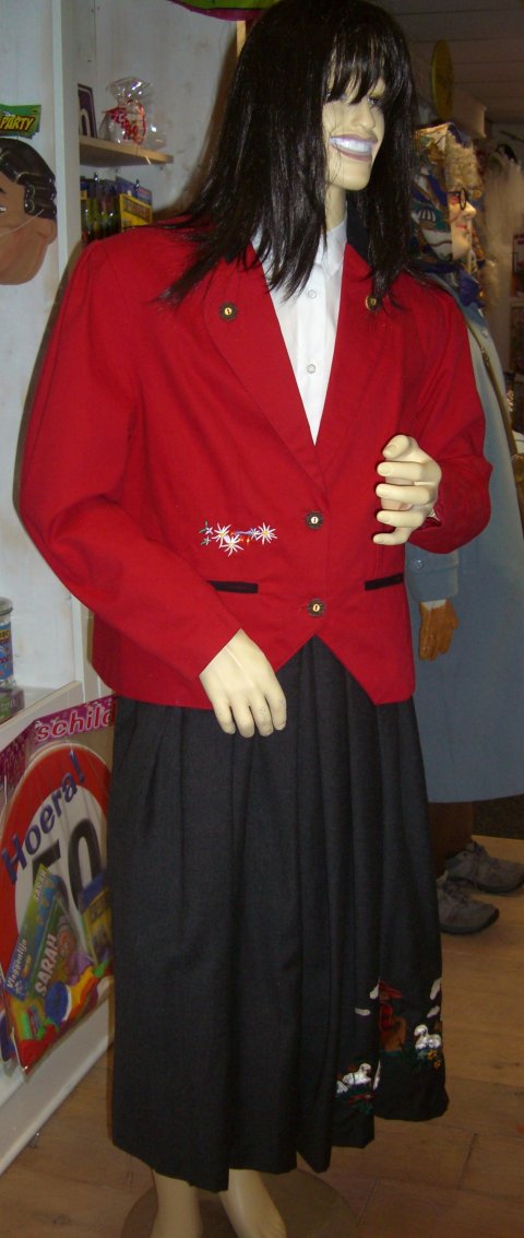 Dirndl blauw Brigite foto